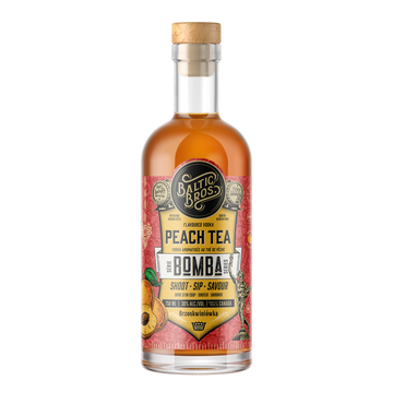 BALTIC BROS Peach Tea BOMBA Vodka 750mL
