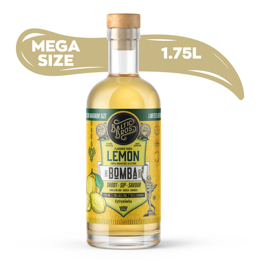 BALTIC BROS Lemon BOMBA Vodka 1.75L