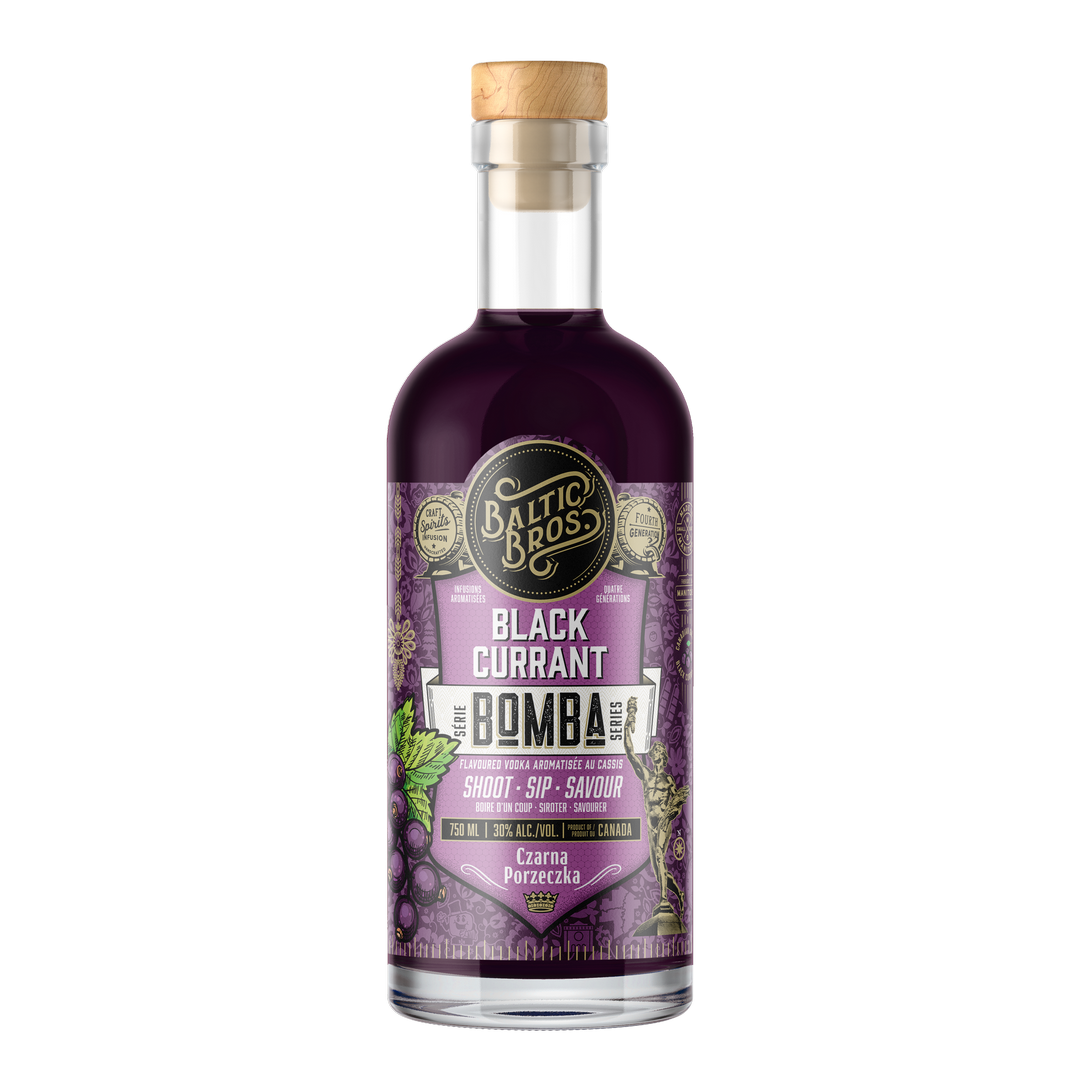 BALTIC BROS Black Currant BOMBA Vodka 750mL - Limited Release