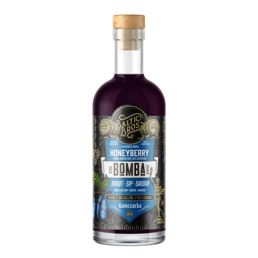 BALTIC BROS Honeyberry BOMBA Vodka 750mL