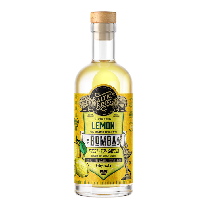 BALTIC BROS Lemon BOMBA Vodka 750mL