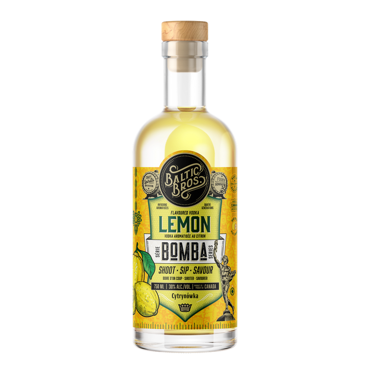 BALTIC BROS Lemon BOMBA Vodka 750mL