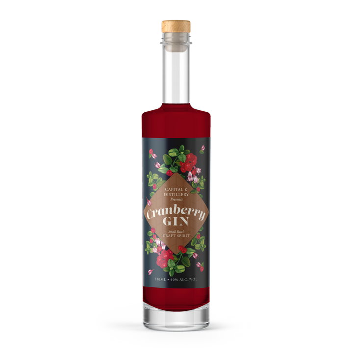 CAPITAL K Cranberry Gin 750mL