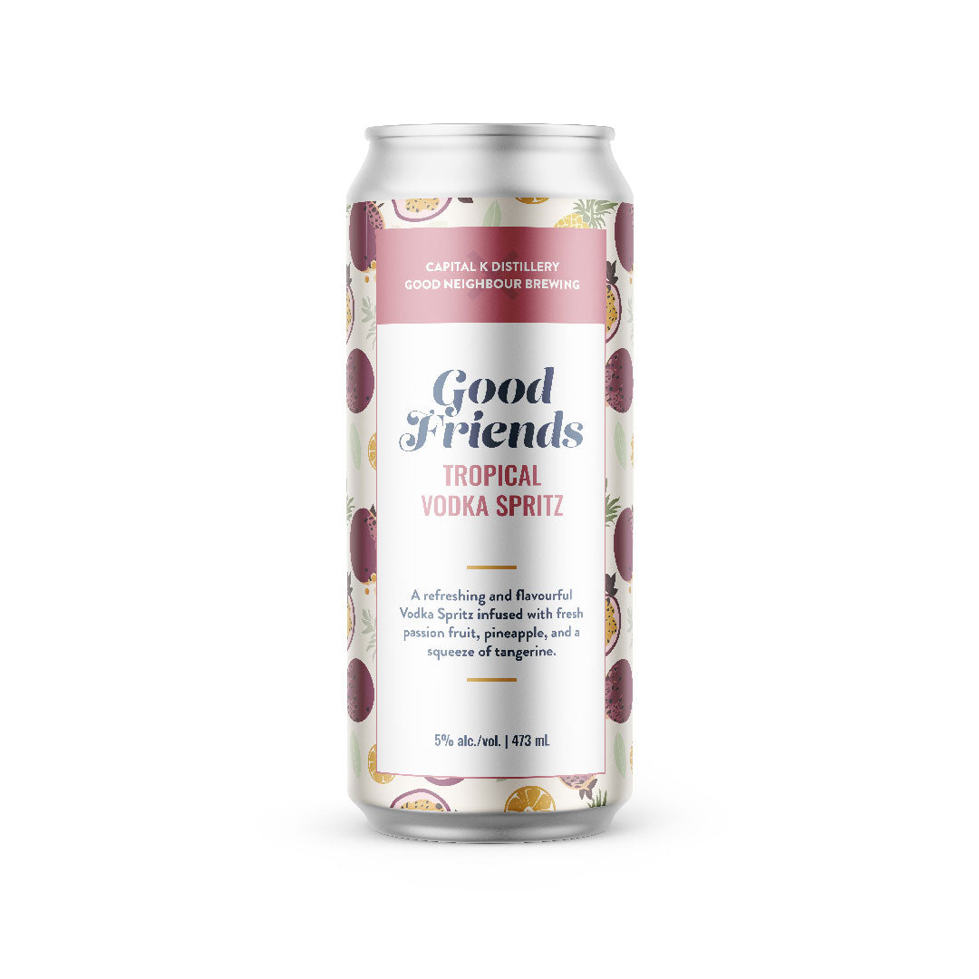 Good Friends Tropical Vodka Spritz - 6 x 473mL